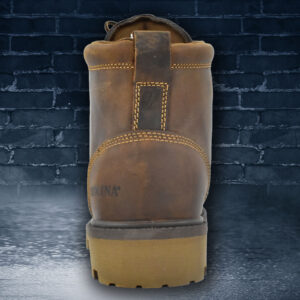 Carolina Work 6 Inch Steel Toe Brown Heel Carolina Work 6 Inch Steel Toe Brown Heel