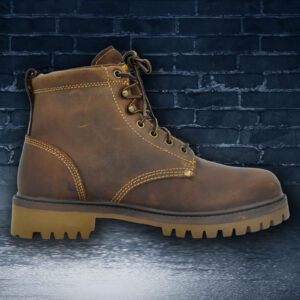 Carolina Work 6 Inch Steel Toe Brown Medial Carolina Work 6 Inch Steel Toe Brown Medial