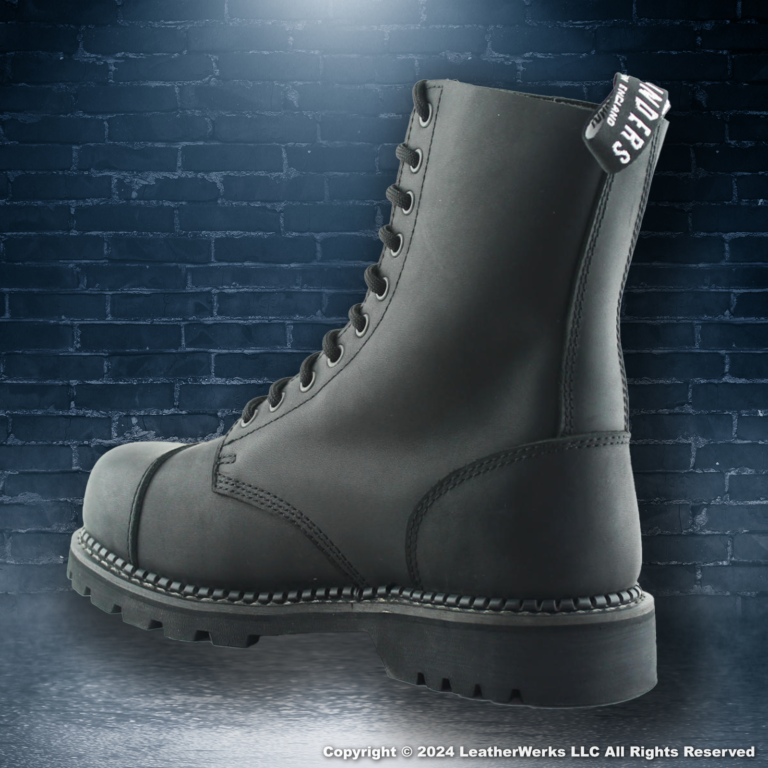 Csa Approved Safety Shoes Grinders Stag CS Unisex Black Leather 10 - Main Image