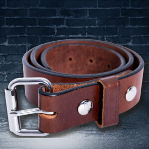 LW 1.5 In Rich Brown Belt Front