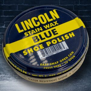 Lincoln stain wax blue side