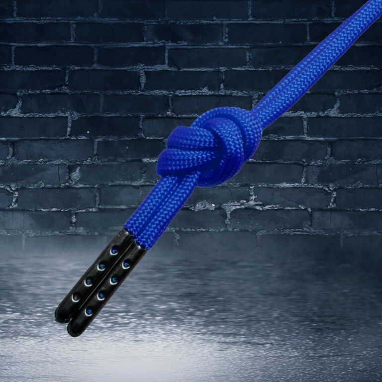 Paracord Lace Pair Electric Blue Aglet