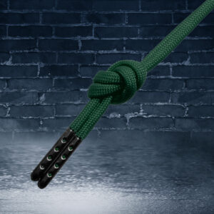 Paracord Lace Pair Green Aglet