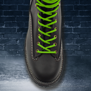 Neon Green Laces Paracord Top Toe