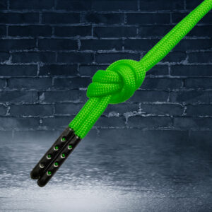 Paracord Lace Pair Neon Green Aglet