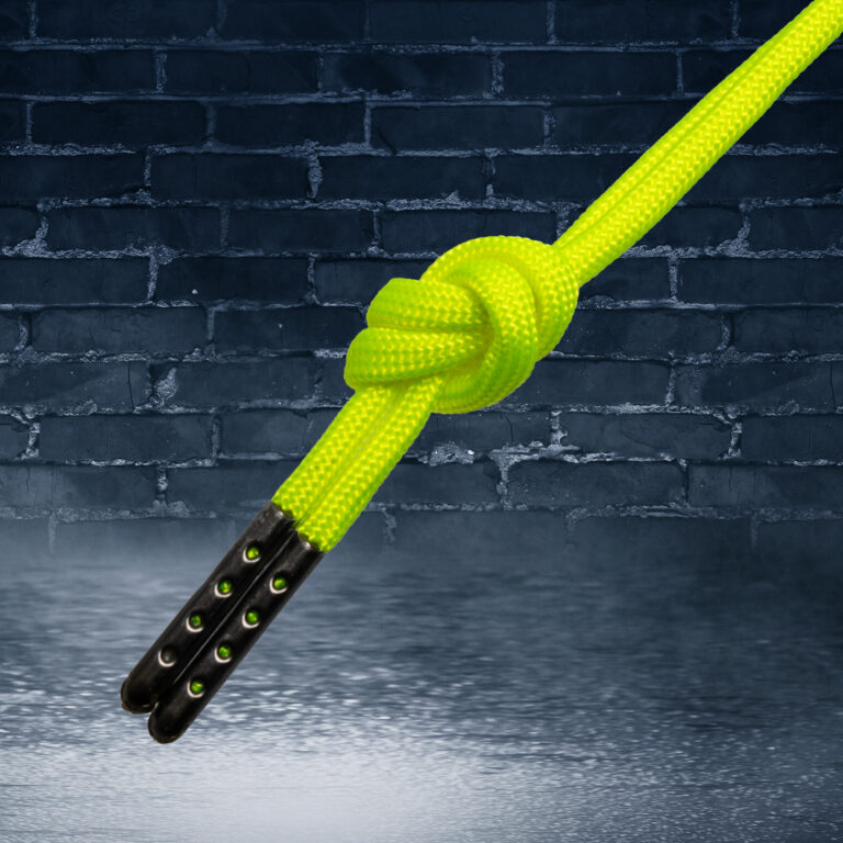 Paracord Lace Pair Neon Yellow Aglet