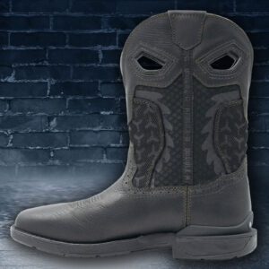 Phantom Rider Shadow 11 Inch Square Toe Roper Black Medial Phantom Rider Shadow 11 Inch Square Toe Roper Black Medial