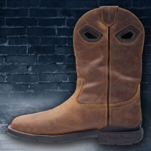 Phantom Rider Zane 11 Inch Square Toe Roper Brown Medial Phantom Rider Zane 11 Inch Square Toe Roper Brown Medial