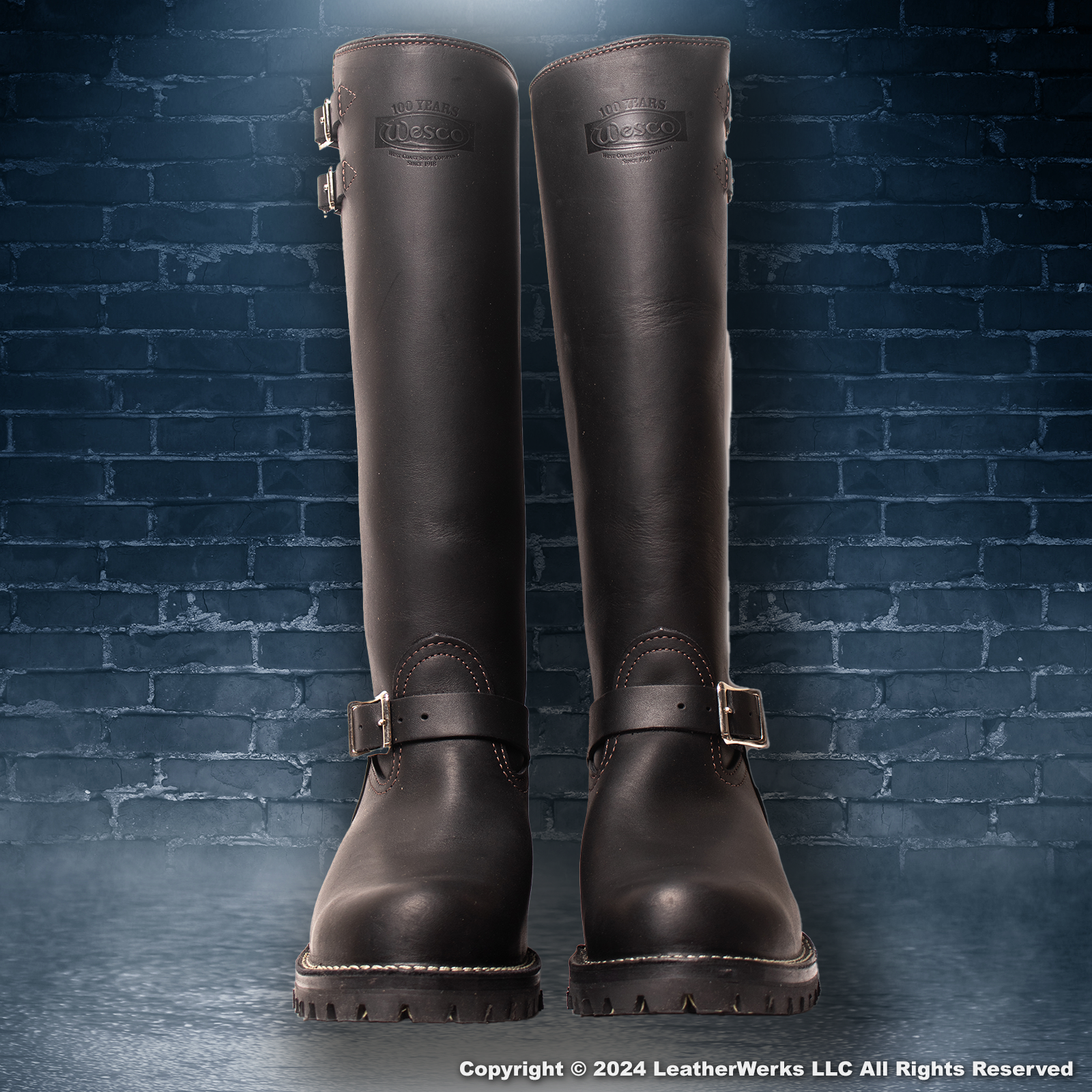 Wesco Boss 16-Inch Black Leather-Lined Boots | BootWerks