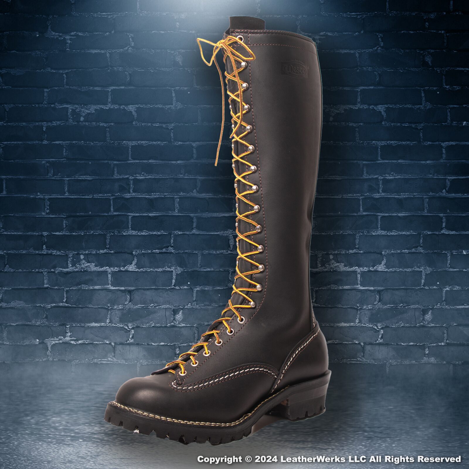 Wesco Jobmaster 18 Inch Lug Sole Black - BootWerks