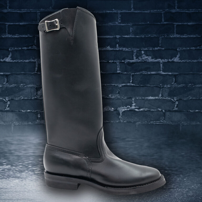 Wesco Motor Patrol 16 Inch Dress Sole Black Lateral